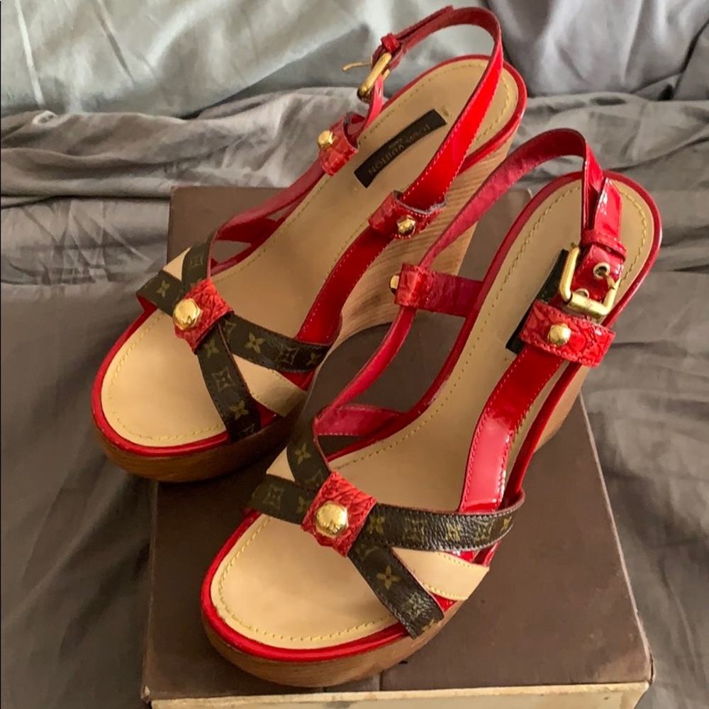 Louis Vuitton wedges